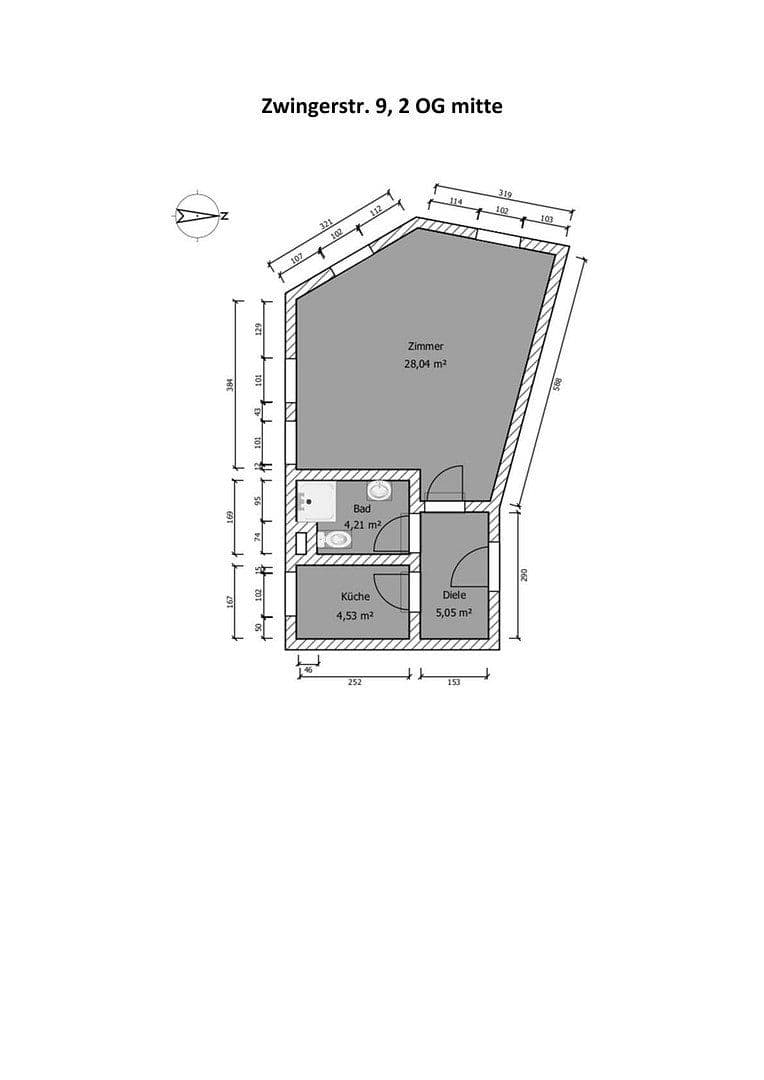 1 bedroom flat to rent, 40 m², Zwingerstr. 9, Halle, Saxony-Anhalt 1 bedroom flat to rent, 40 m², Zwingerstr. 9, Halle, Saxony-Anhalt