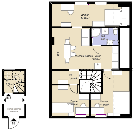 4 bedroom flat to rent, 63 m², Ansfelden, Upper Austria 4 bedroom flat to rent, 63 m², Ansfelden, Upper Austria