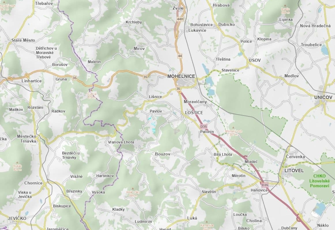 plot for sale, 18,511 m², Pavlov, Olomoucký Region plot for sale, 18,511 m², Pavlov, Olomoucký Region
