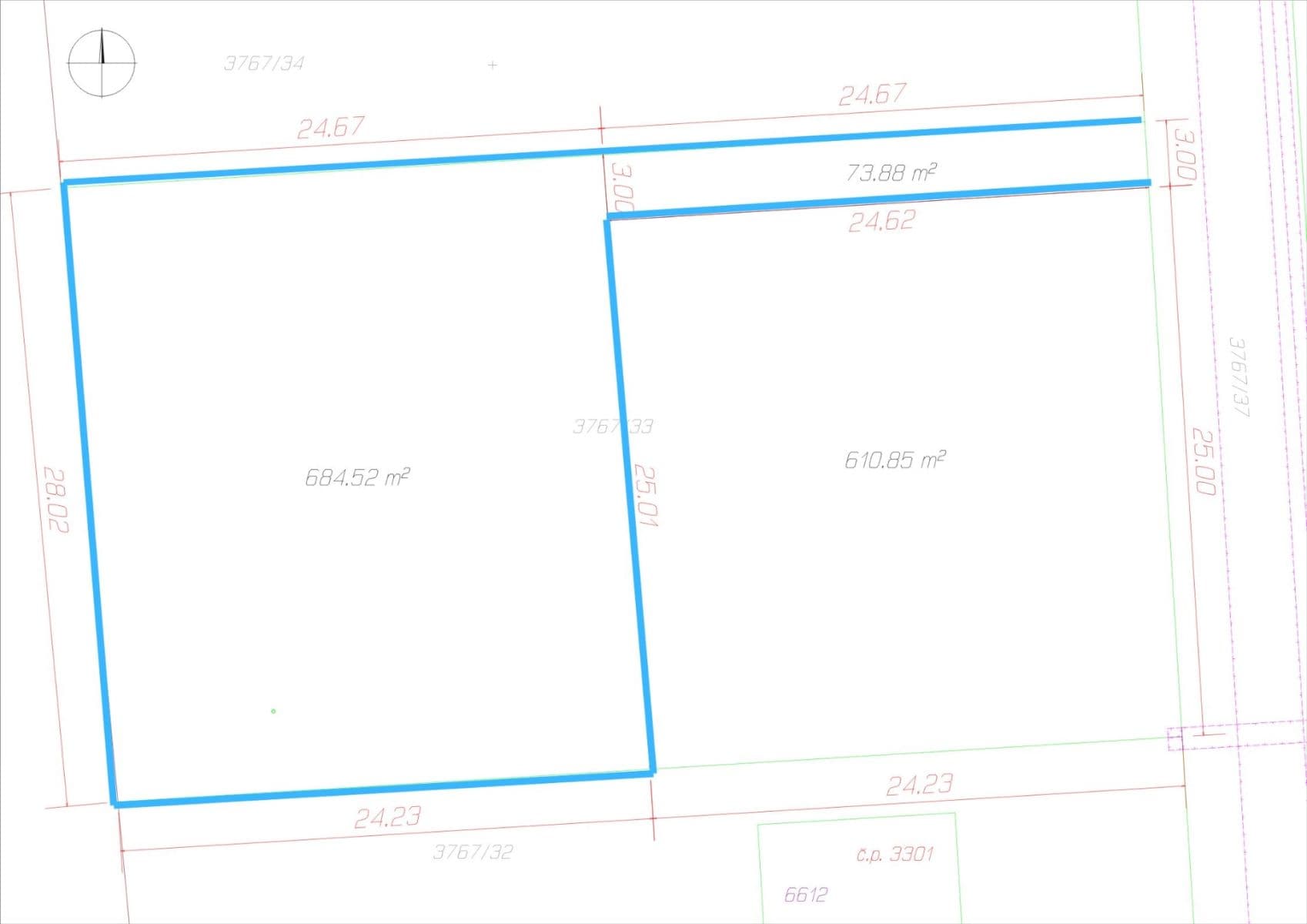 plot for sale, 758 m², Žatec, Ústecký Region plot for sale, 758 m², Žatec, Ústecký Region
