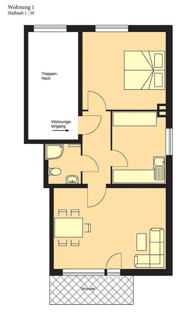 2 bedroom flat to rent, 47 m², Kiel, Schleswig-Holstein 2 bedroom flat to rent, 47 m², Kiel, Schleswig-Holstein