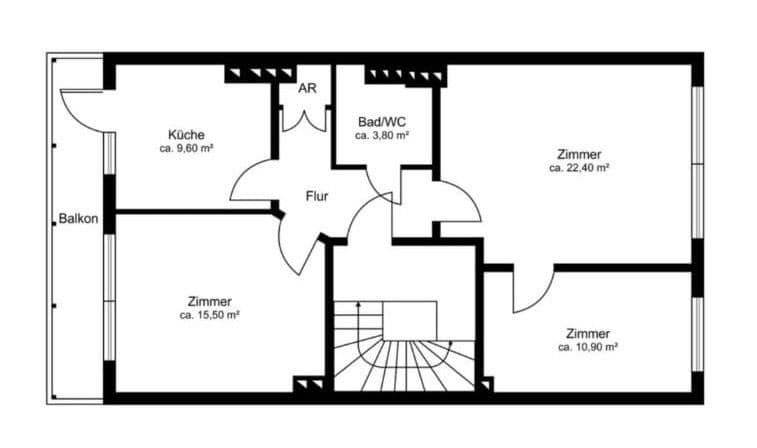 3 bedroom flat to rent, 71 m², Lübecker Str. 32, Bremen, Bremen 3 bedroom flat to rent, 71 m², Lübecker Str. 32, Bremen, Bremen
