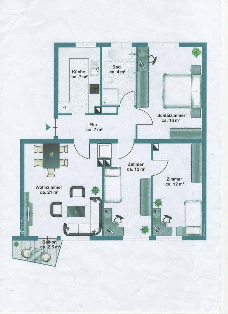 4 bedroom flat for sale, 80 m², Frankfurt am Main, Hesse 4 bedroom flat for sale, 80 m², Frankfurt am Main, Hesse