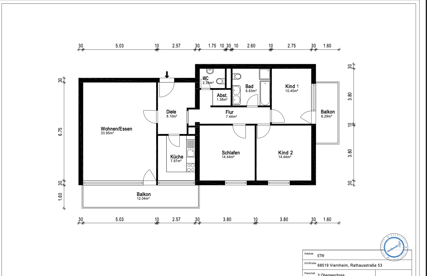 4 bedroom flat for sale, 117 m², Viernheim, Hesse 4 bedroom flat for sale, 117 m², Viernheim, Hesse