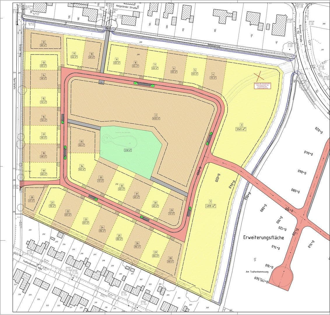 plot for sale, 785 m², Sylter Ring, Wesselburen, Schleswig-Holstein plot for sale, 785 m², Sylter Ring, Wesselburen, Schleswig-Holstein