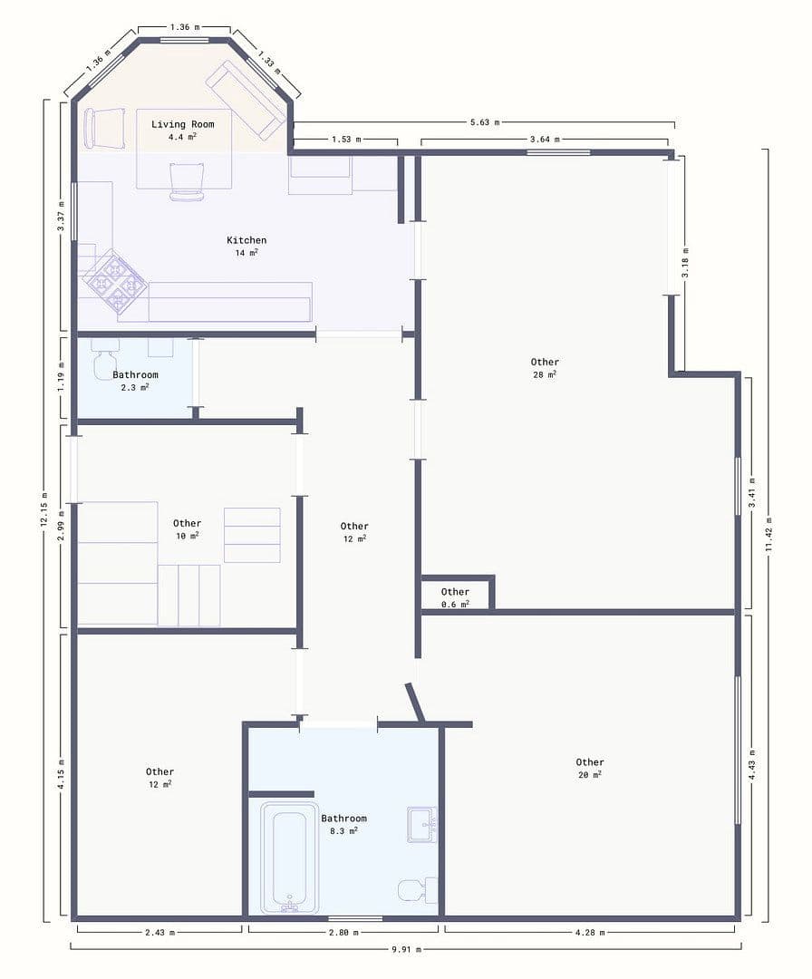 3 bedroom flat to rent, 102 m², Kastl, Bavaria 3 bedroom flat to rent, 102 m², Kastl, Bavaria