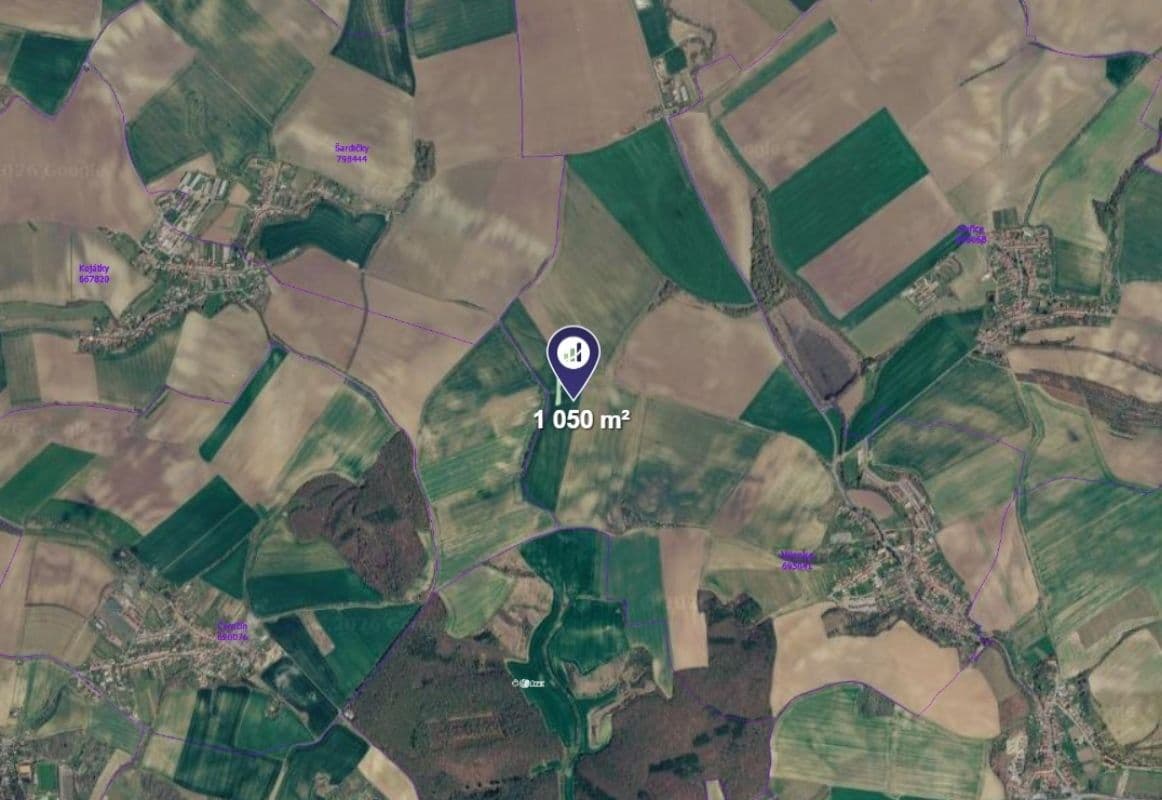 plot for sale, 1,050 m², Milonice, Jihomoravský Region plot for sale, 1,050 m², Milonice, Jihomoravský Region
