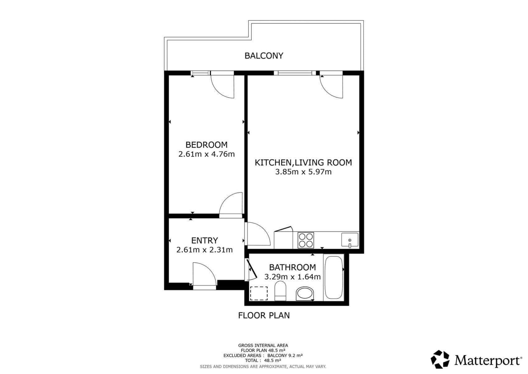 1 bedroom with open-plan kitchen flat to rent, 51 m², Fafkových, Prague, Prague 1 bedroom with open-plan kitchen flat to rent, 51 m², Fafkových, Prague, Prague