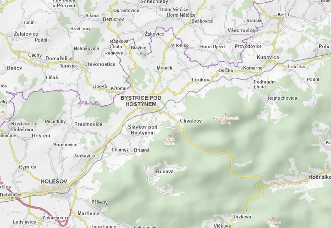 plot for sale, 9,197 m², Chvalčov, Zlínský Region plot for sale, 9,197 m², Chvalčov, Zlínský Region