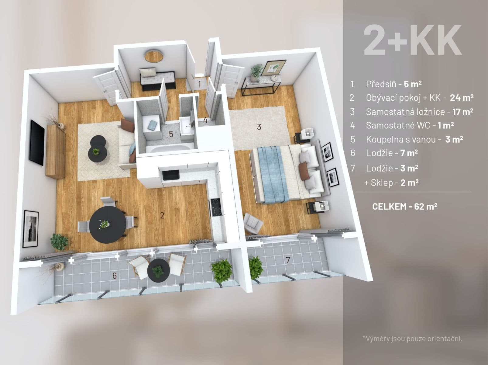 1 bedroom with open-plan kitchen flat for sale, 52 m², Taškentská, Prague, Prague 1 bedroom with open-plan kitchen flat for sale, 52 m², Taškentská, Prague, Prague