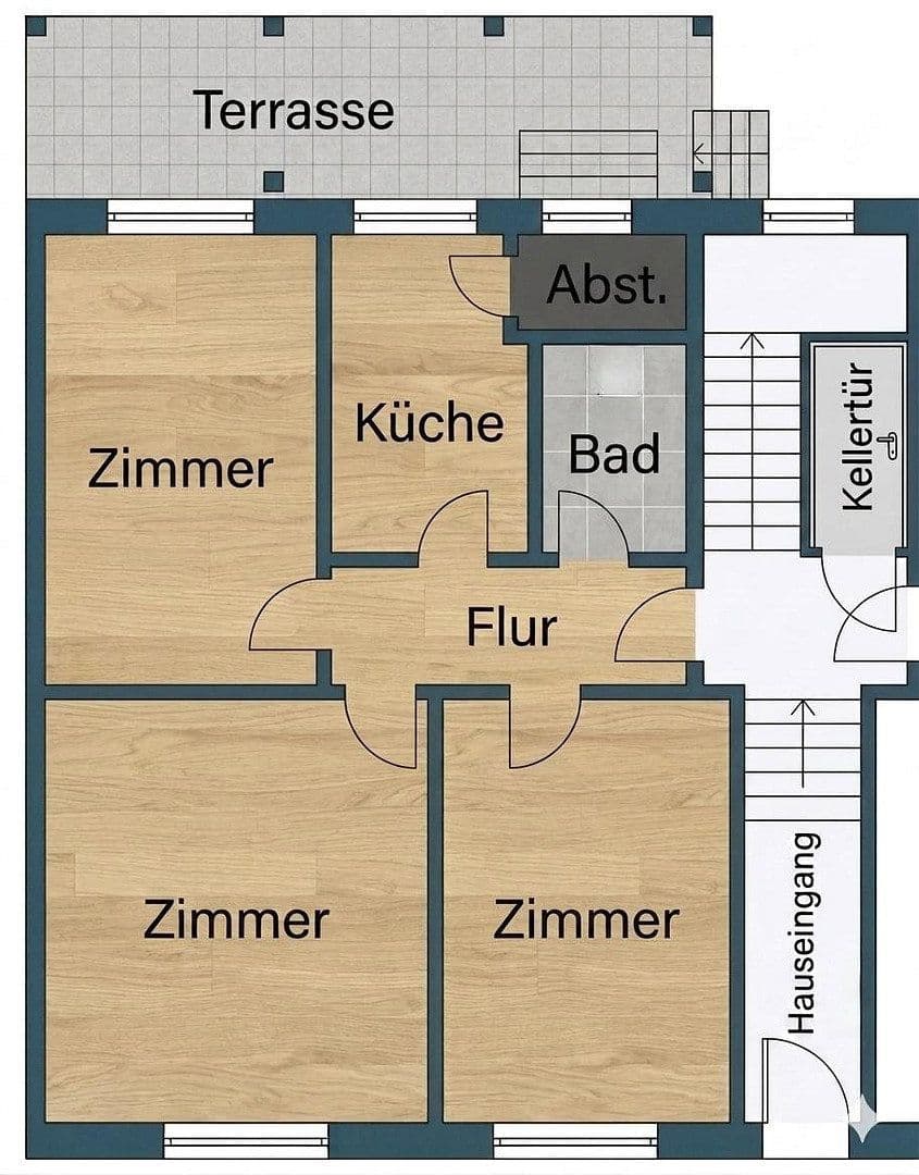 3 bedroom flat for sale, 74 m², Kniebisstraße 10, Stuttgart, Baden-Württemberg 3 bedroom flat for sale, 74 m², Kniebisstraße 10, Stuttgart, Baden-Württemberg