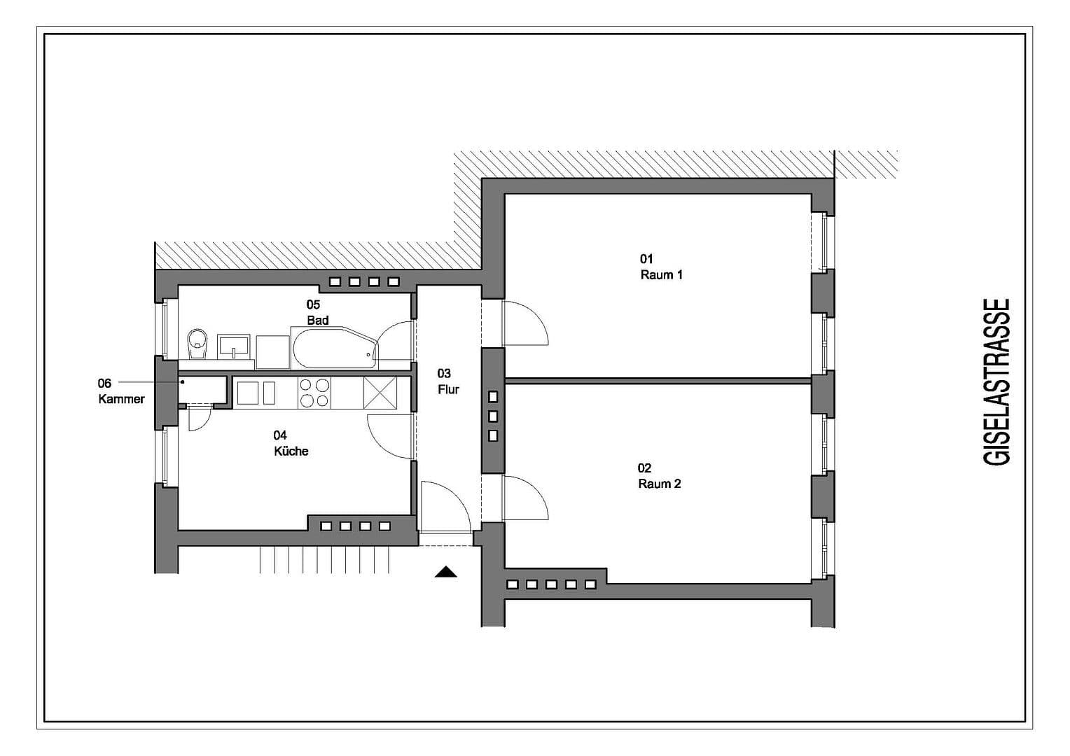 2 bedroom flat to rent, 62 m², Giselastr.34, Berlin, Berlin 2 bedroom flat to rent, 62 m², Giselastr.34, Berlin, Berlin