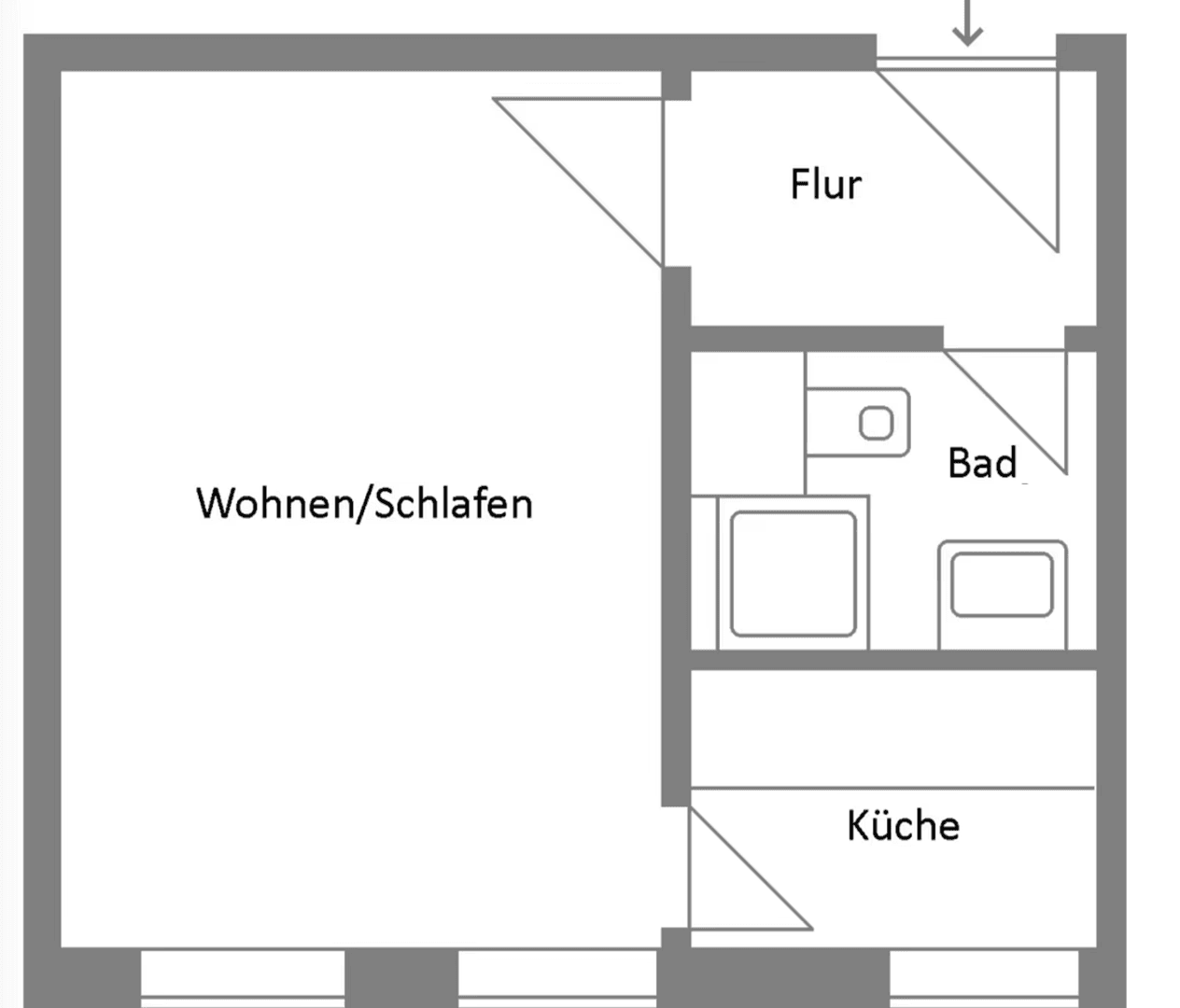1 bedroom flat to rent, 24 m², Georg-Schumann-Str. 131, Leipzig, Saxony 1 bedroom flat to rent, 24 m², Georg-Schumann-Str. 131, Leipzig, Saxony