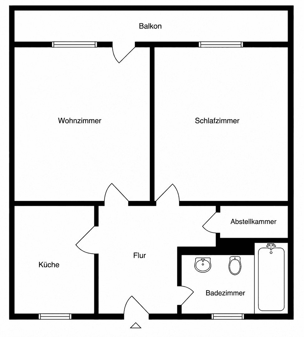 2 bedroom flat to rent, 50 m², Mettmann, North Rhine-Westphalia 2 bedroom flat to rent, 50 m², Mettmann, North Rhine-Westphalia