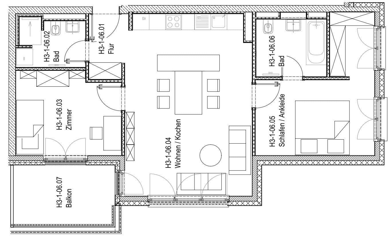 3 bedroom flat to rent, 78 m², Regener Straße 65, Berlin, Berlin 3 bedroom flat to rent, 78 m², Regener Straße 65, Berlin, Berlin