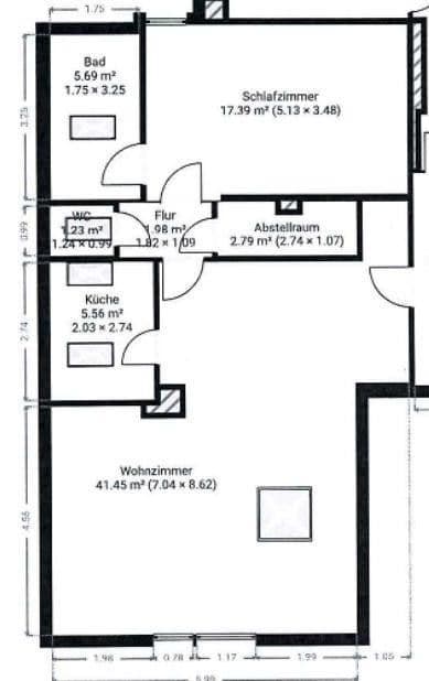 2 bedroom flat to rent, 69 m², Erzhausen, Hesse 2 bedroom flat to rent, 69 m², Erzhausen, Hesse