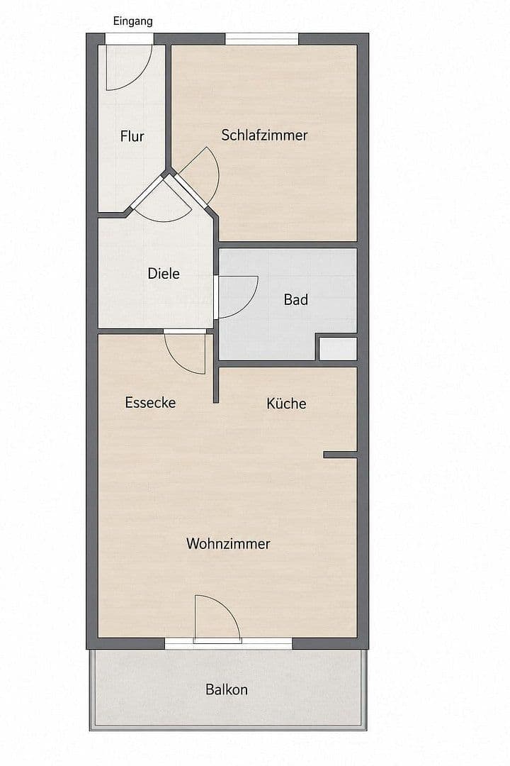 2 bedroom flat to rent, 59 m², Bensheim, Hesse 2 bedroom flat to rent, 59 m², Bensheim, Hesse