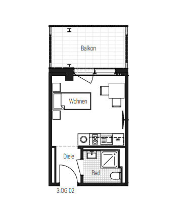 1 bedroom flat to rent, 25 m², Steinbühler Straße 4-6, Nürnberg, Bavaria 1 bedroom flat to rent, 25 m², Steinbühler Straße 4-6, Nürnberg, Bavaria