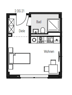 1 bedroom flat to rent, 26 m², Steinbühler Straße 4-6, Nürnberg, Bavaria 1 bedroom flat to rent, 26 m², Steinbühler Straße 4-6, Nürnberg, Bavaria