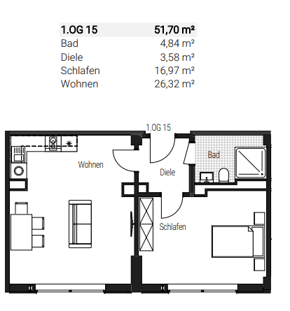 2 bedroom flat to rent, 52 m², Steinbühler Straße 4-6, Nürnberg, Bavaria 2 bedroom flat to rent, 52 m², Steinbühler Straße 4-6, Nürnberg, Bavaria