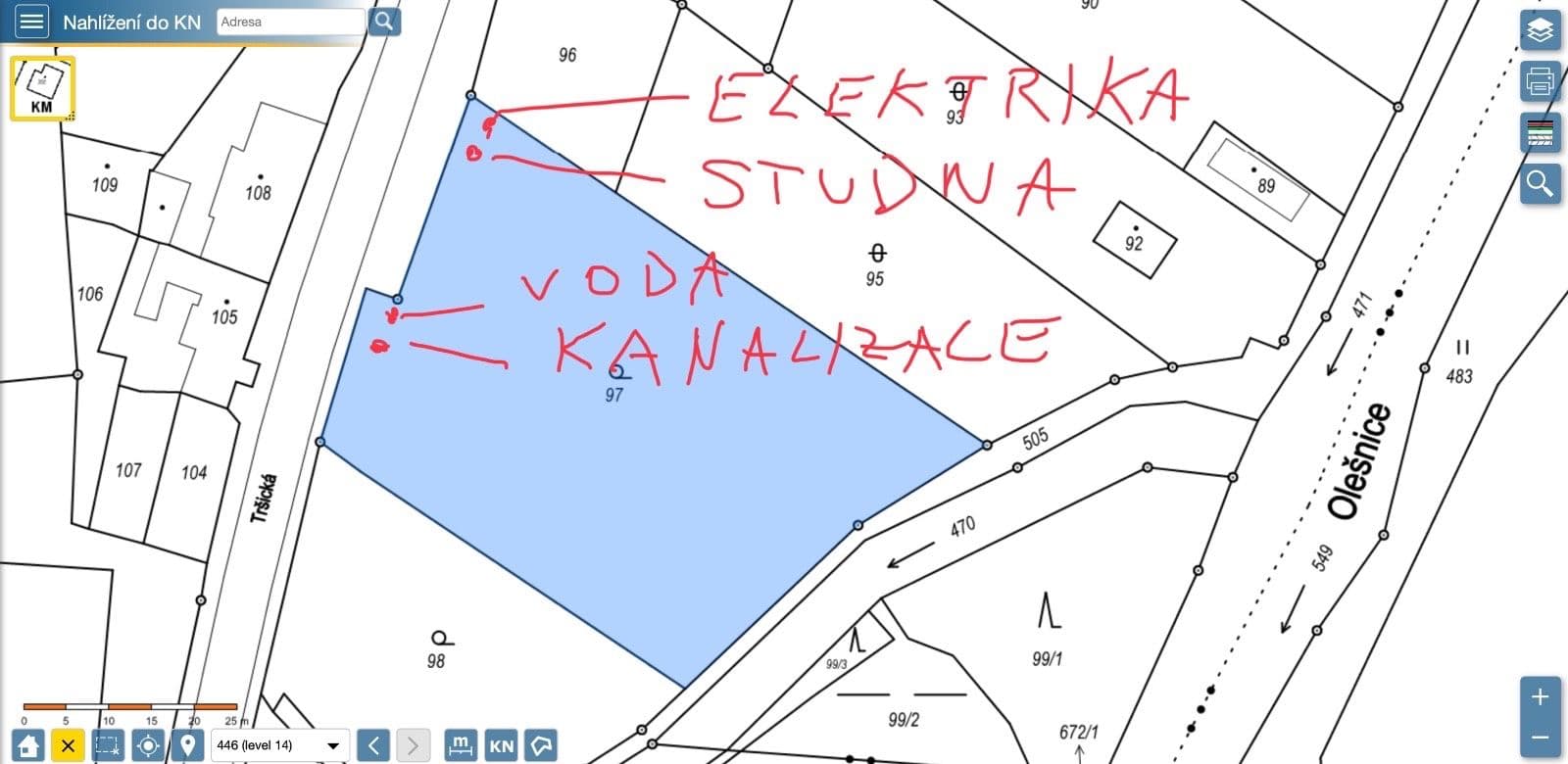 plot for sale, 2,661 m², Přerov, Olomoucký Region plot for sale, 2,661 m², Přerov, Olomoucký Region