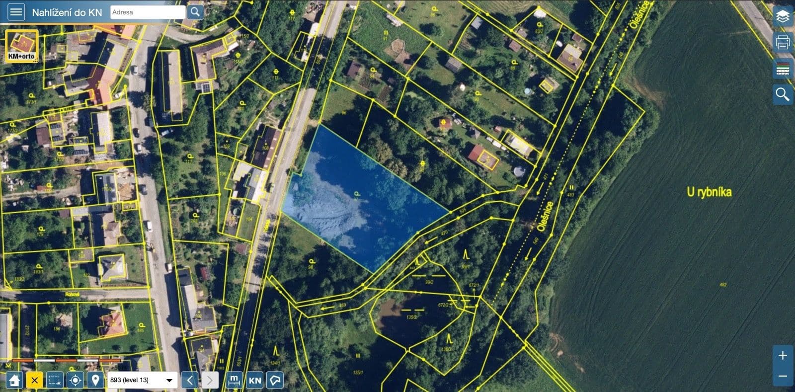 plot for sale, 2,661 m², Přerov, Olomoucký Region plot for sale, 2,661 m², Přerov, Olomoucký Region