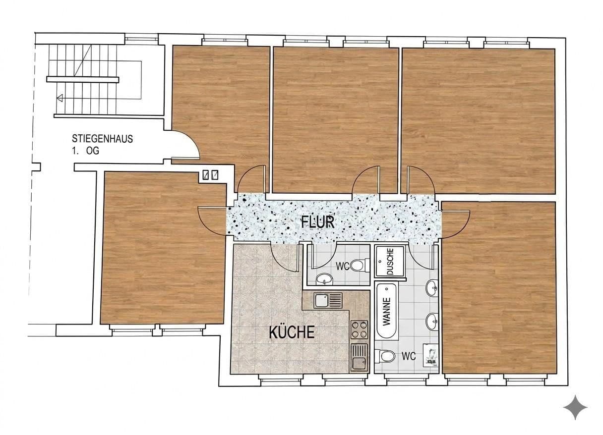 3 bedroom with open-plan kitchen flat to rent, 114 m², Gerhart-Hauptmann-Straße 43/45, Teltow, Brandenburg 3 bedroom with open-plan kitchen flat to rent, 114 m², Gerhart-Hauptmann-Straße 43/45, Teltow, Brandenburg