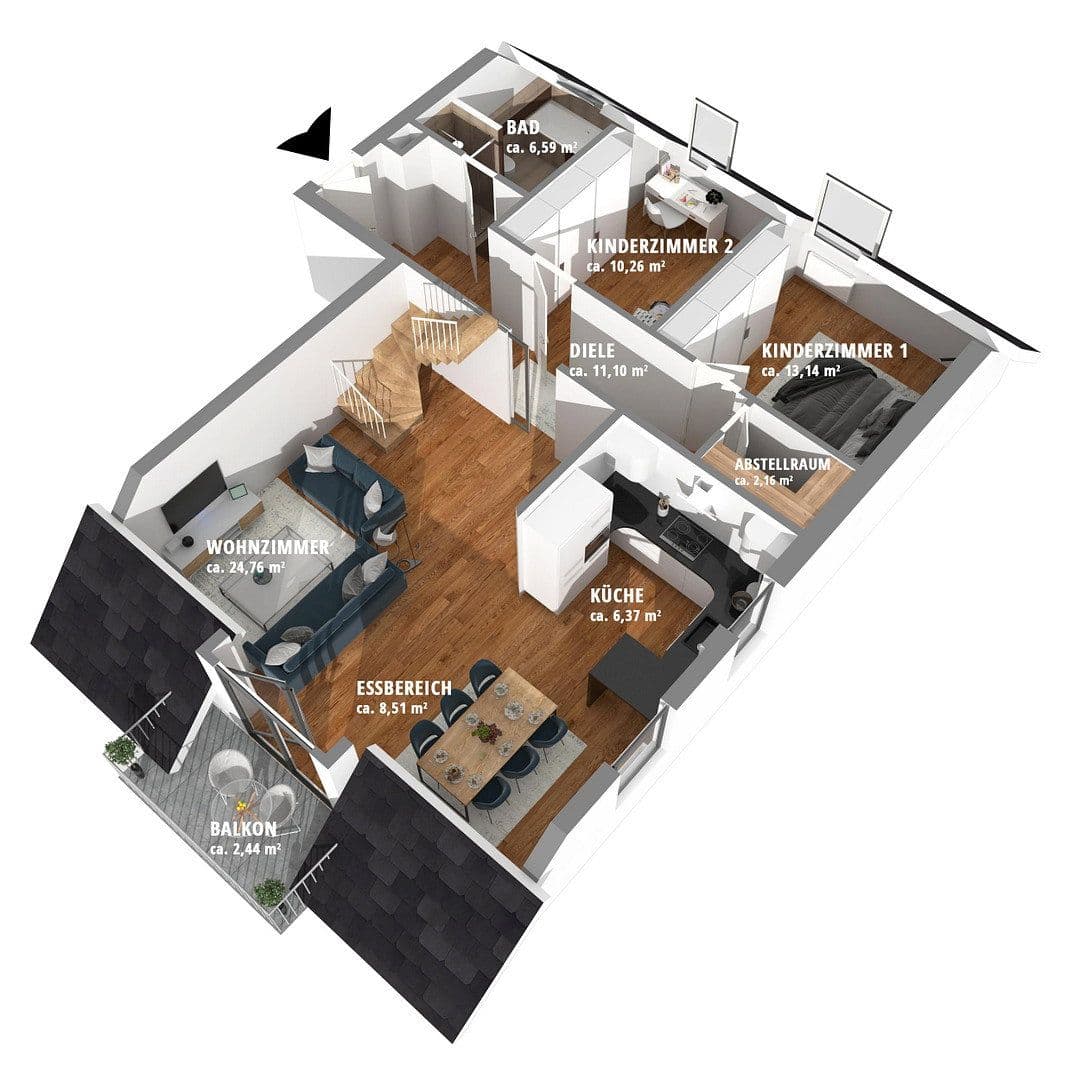 4 bedroom flat for sale, 122 m², Hirschaid, Bavaria 4 bedroom flat for sale, 122 m², Hirschaid, Bavaria