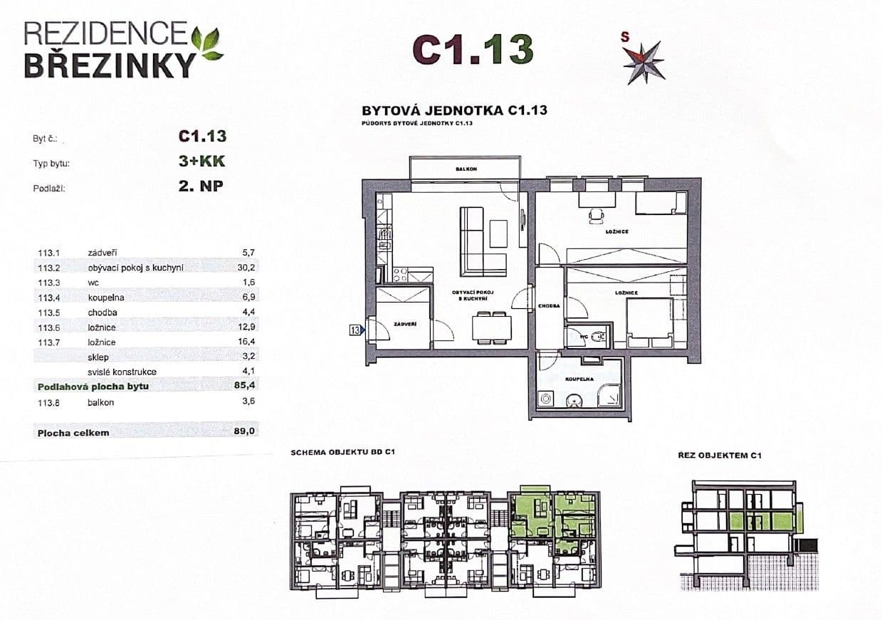 2 bedroom with open-plan kitchen flat for sale, 89 m², Březinky, Nové Město nad Metují, Královéhradecký Region 2 bedroom with open-plan kitchen flat for sale, 89 m², Březinky, Nové Město nad Metují, Královéhradecký Region