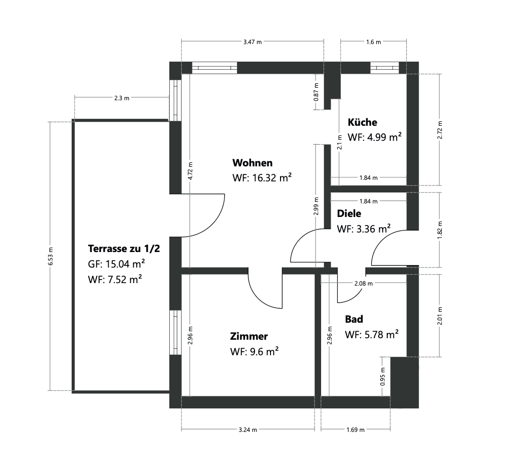 2 bedroom flat to rent, 48 m², Isarstrasse 6, Freising, Bavaria 2 bedroom flat to rent, 48 m², Isarstrasse 6, Freising, Bavaria