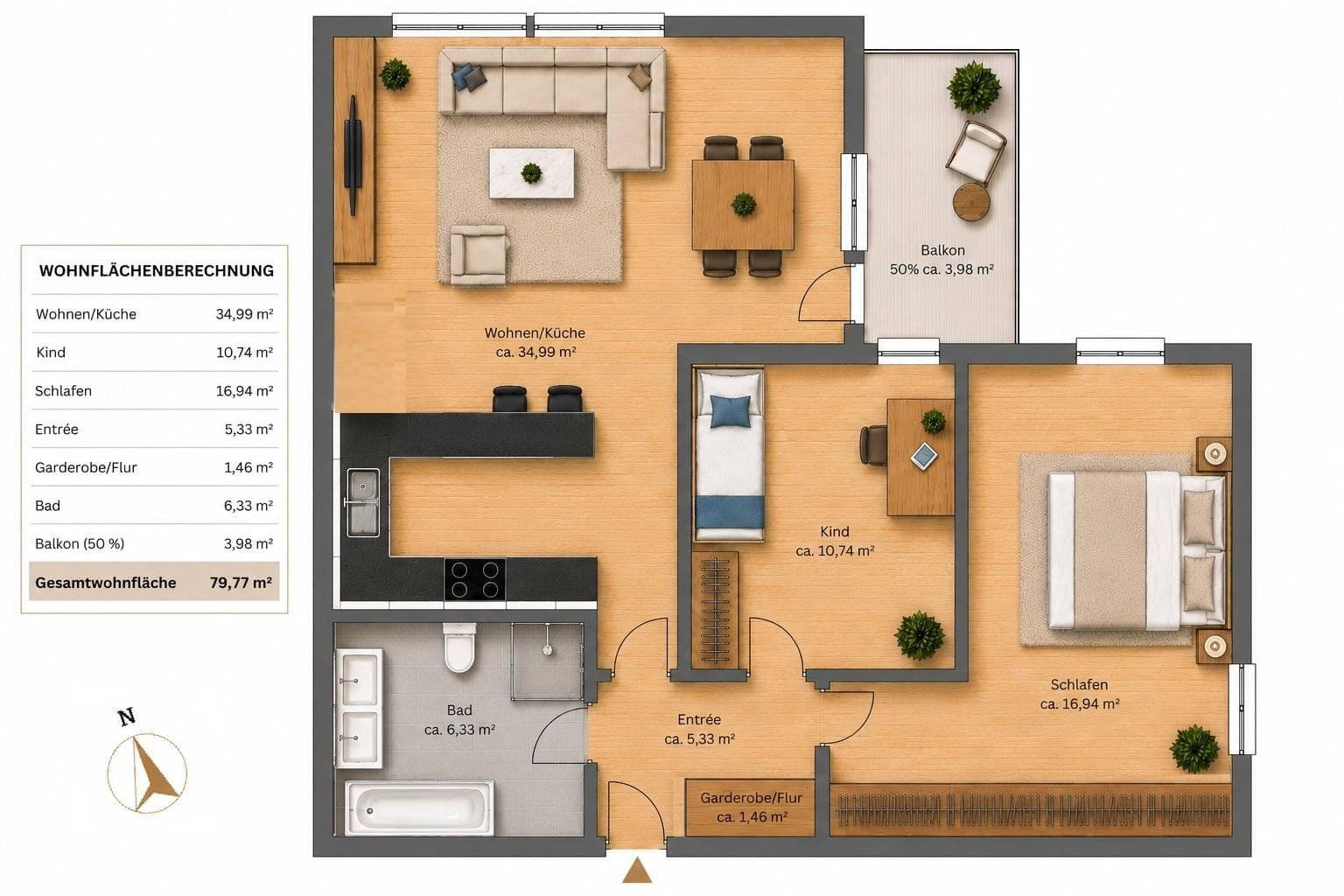 3 bedroom flat for sale, 80 m², München, Bavaria 3 bedroom flat for sale, 80 m², München, Bavaria