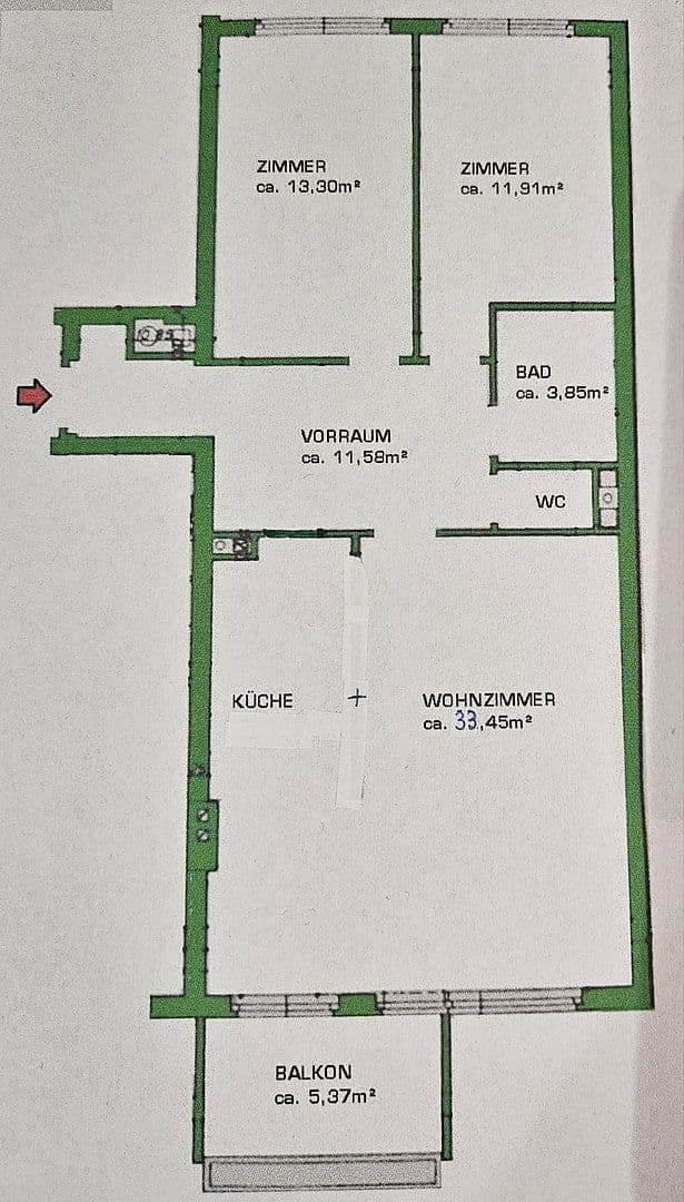 3 bedroom flat for sale, 76 m², Binagasse, Wien, Vienna 3 bedroom flat for sale, 76 m², Binagasse, Wien, Vienna
