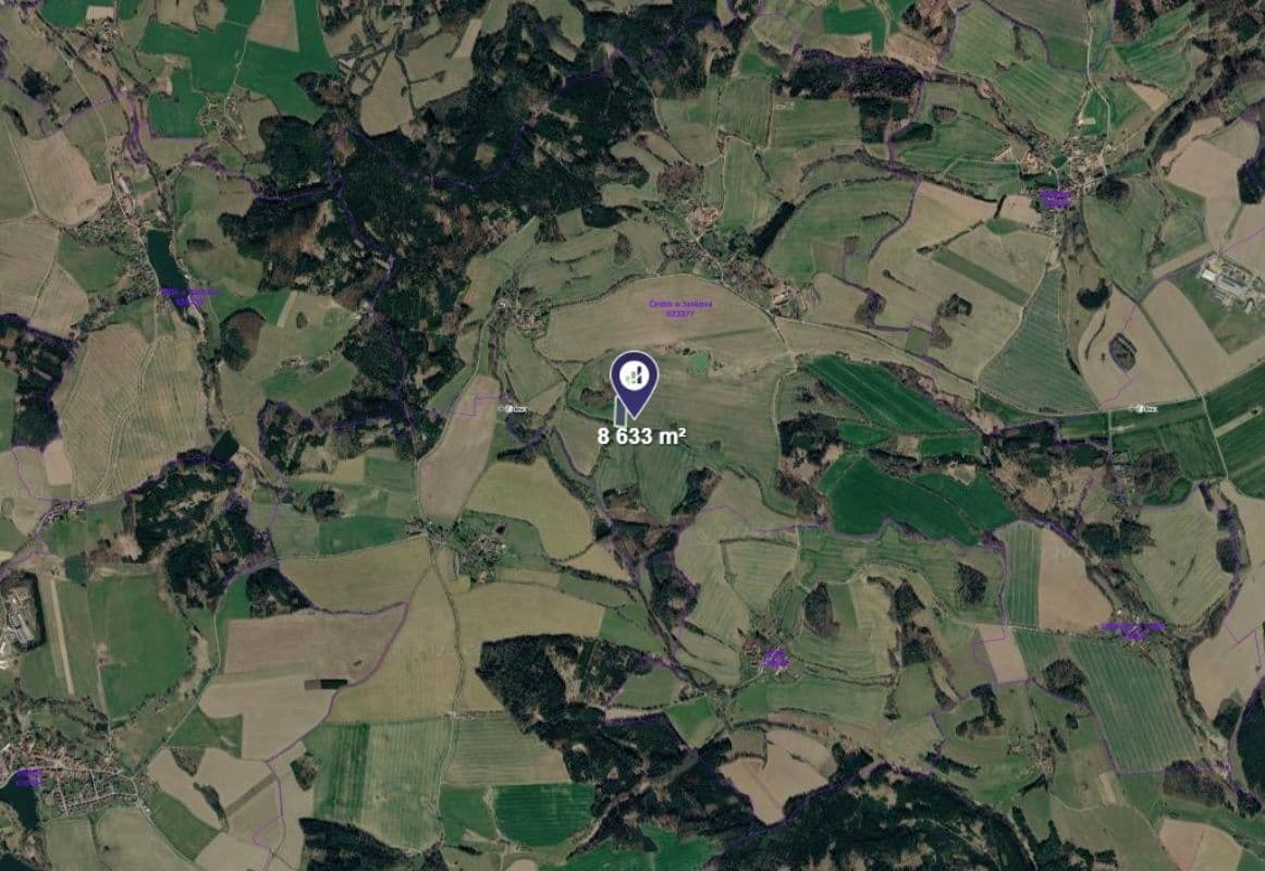 plot for sale, 8,633 m², Jankov, Středočeský Region plot for sale, 8,633 m², Jankov, Středočeský Region