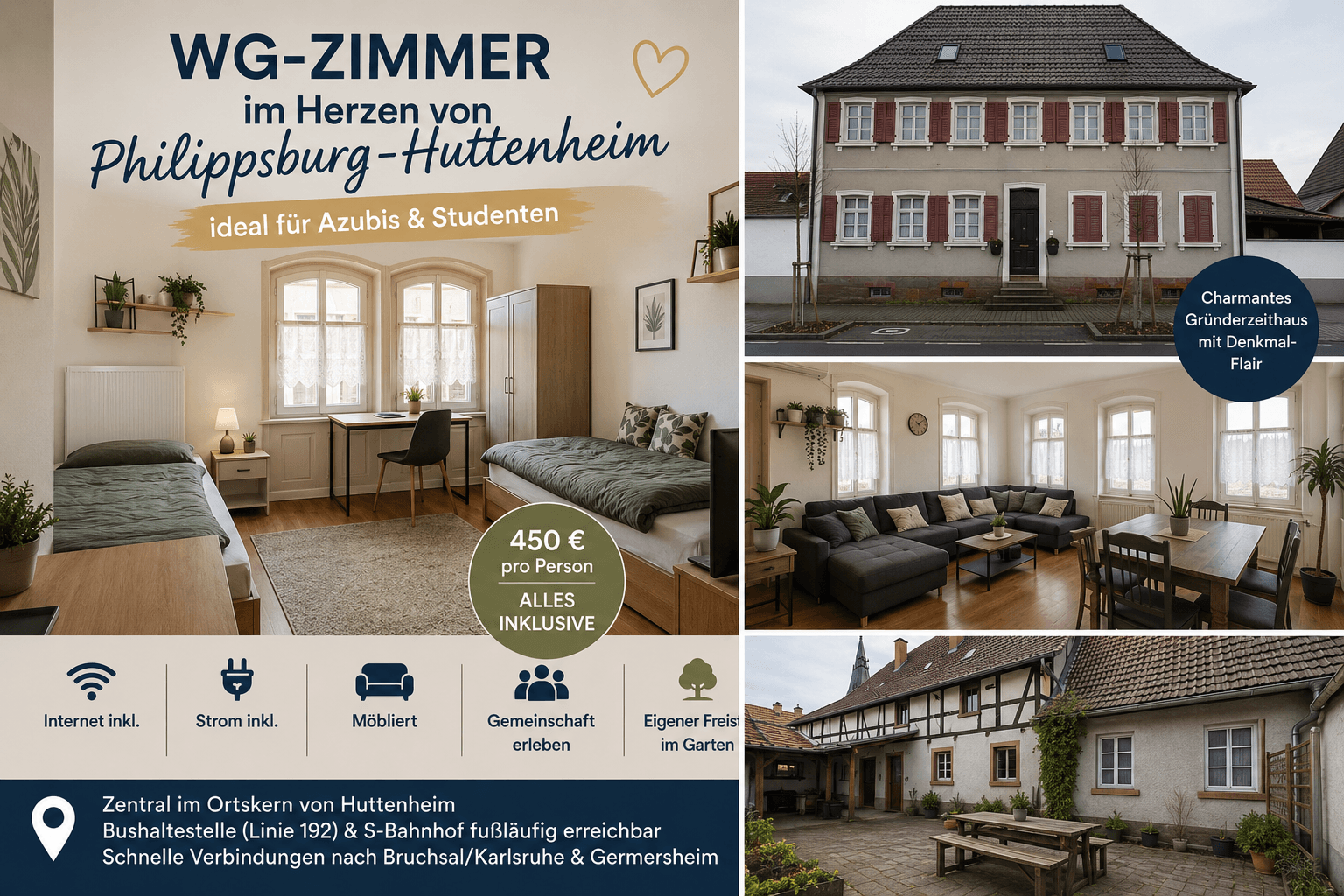 4 bedroom flat to rent, 25 m², Philippsburg, Baden-Württemberg 4 bedroom flat to rent, 25 m², Philippsburg, Baden-Württemberg