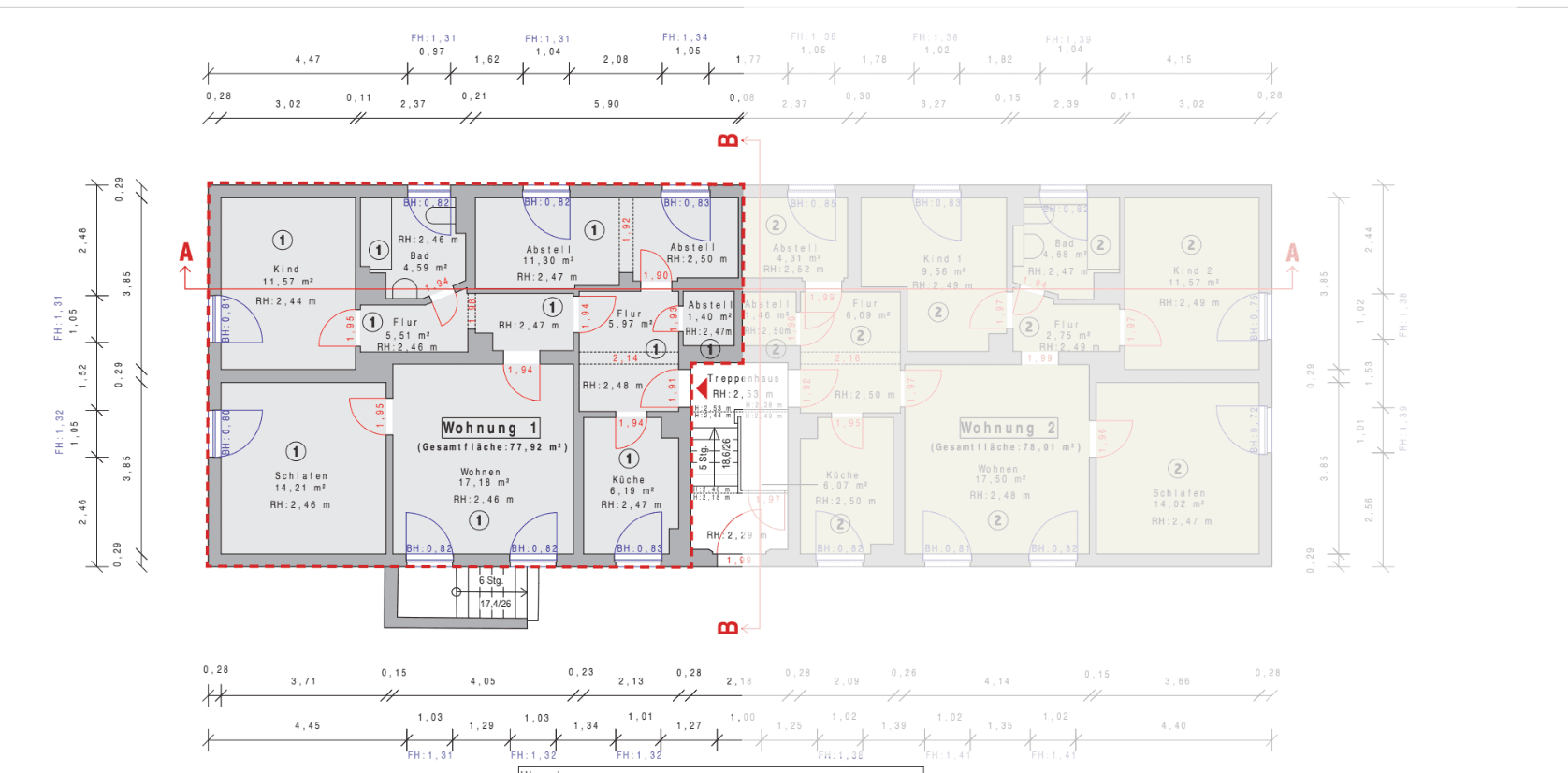 3 bedroom with open-plan kitchen flat to rent, 78 m², Neukieritzsch, Saxony 3 bedroom with open-plan kitchen flat to rent, 78 m², Neukieritzsch, Saxony