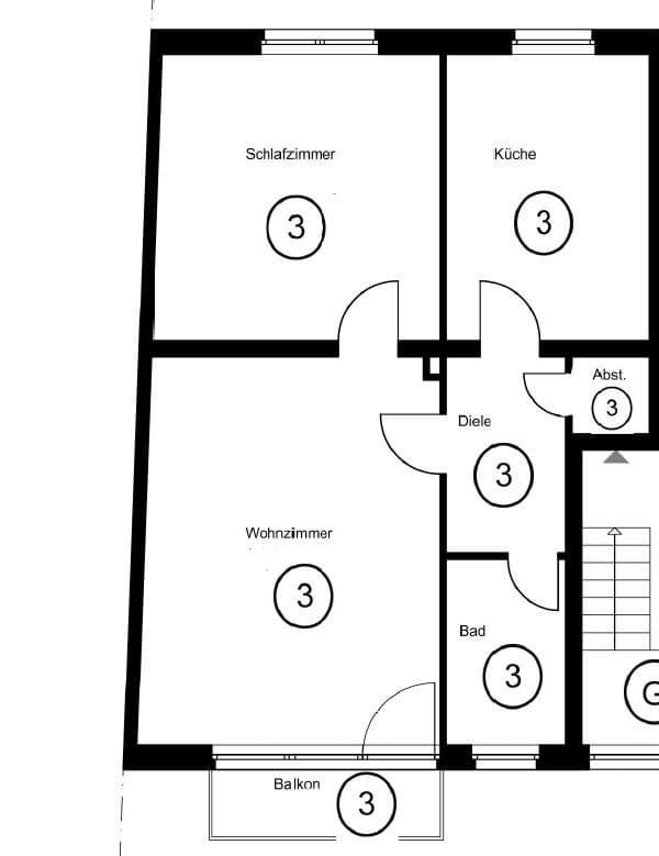 2 bedroom flat to rent, 67 m², Nikolausweg, Krefeld, North Rhine-Westphalia 2 bedroom flat to rent, 67 m², Nikolausweg, Krefeld, North Rhine-Westphalia