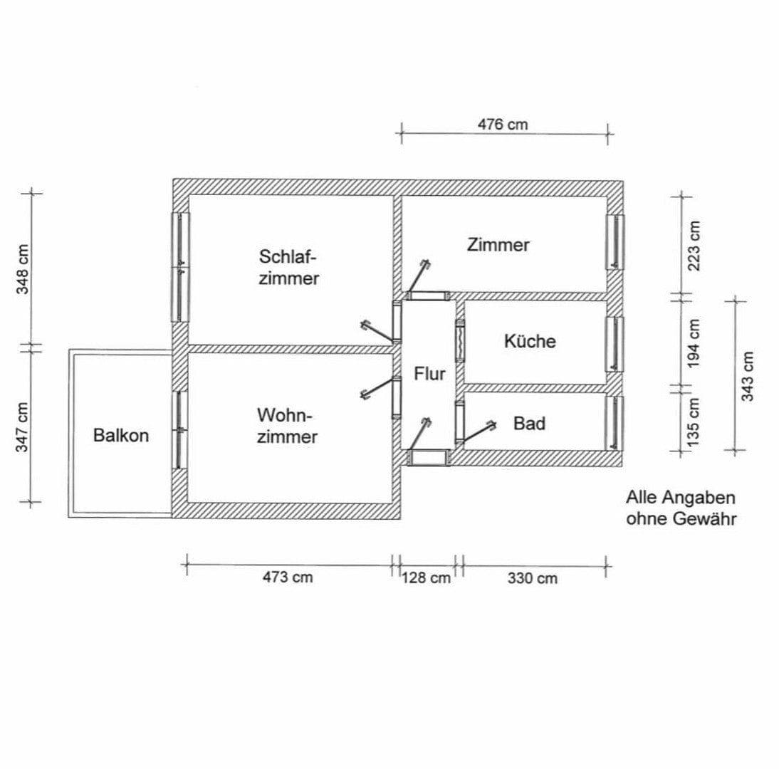 3 bedroom flat to rent, 62 m², Straße der DSF 32, Güstrow, Mecklenburg-Vorpommern 3 bedroom flat to rent, 62 m², Straße der DSF 32, Güstrow, Mecklenburg-Vorpommern