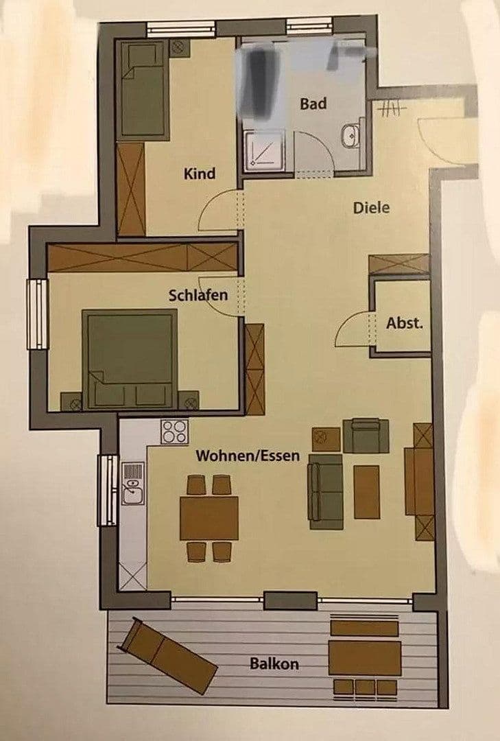 2 bedroom with open-plan kitchen flat to rent, 85 m², Lauffen am Neckar, Baden-Württemberg 2 bedroom with open-plan kitchen flat to rent, 85 m², Lauffen am Neckar, Baden-Württemberg