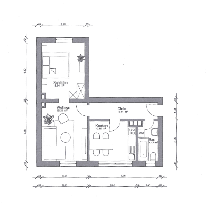 2 bedroom flat for sale, 51 m², Bochum, North Rhine-Westphalia 2 bedroom flat for sale, 51 m², Bochum, North Rhine-Westphalia