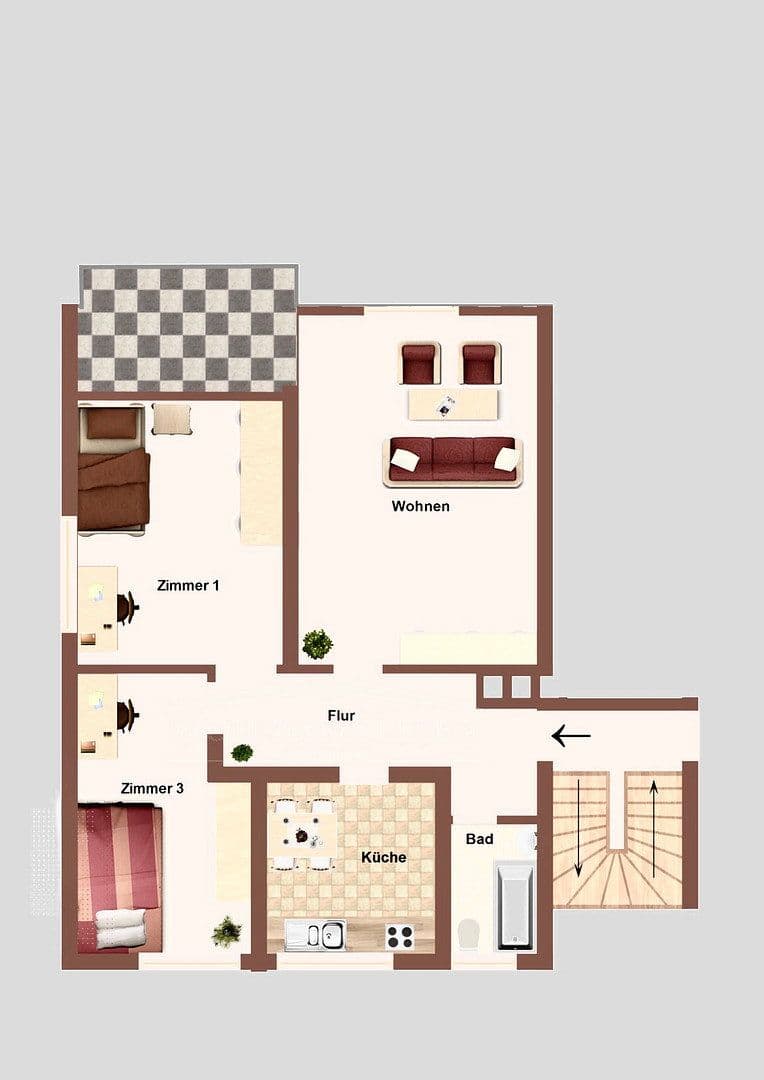 2 bedroom with open-plan kitchen flat to rent, 78 m², Am Birkenfeld 1, Wesel, North Rhine-Westphalia 2 bedroom with open-plan kitchen flat to rent, 78 m², Am Birkenfeld 1, Wesel, North Rhine-Westphalia