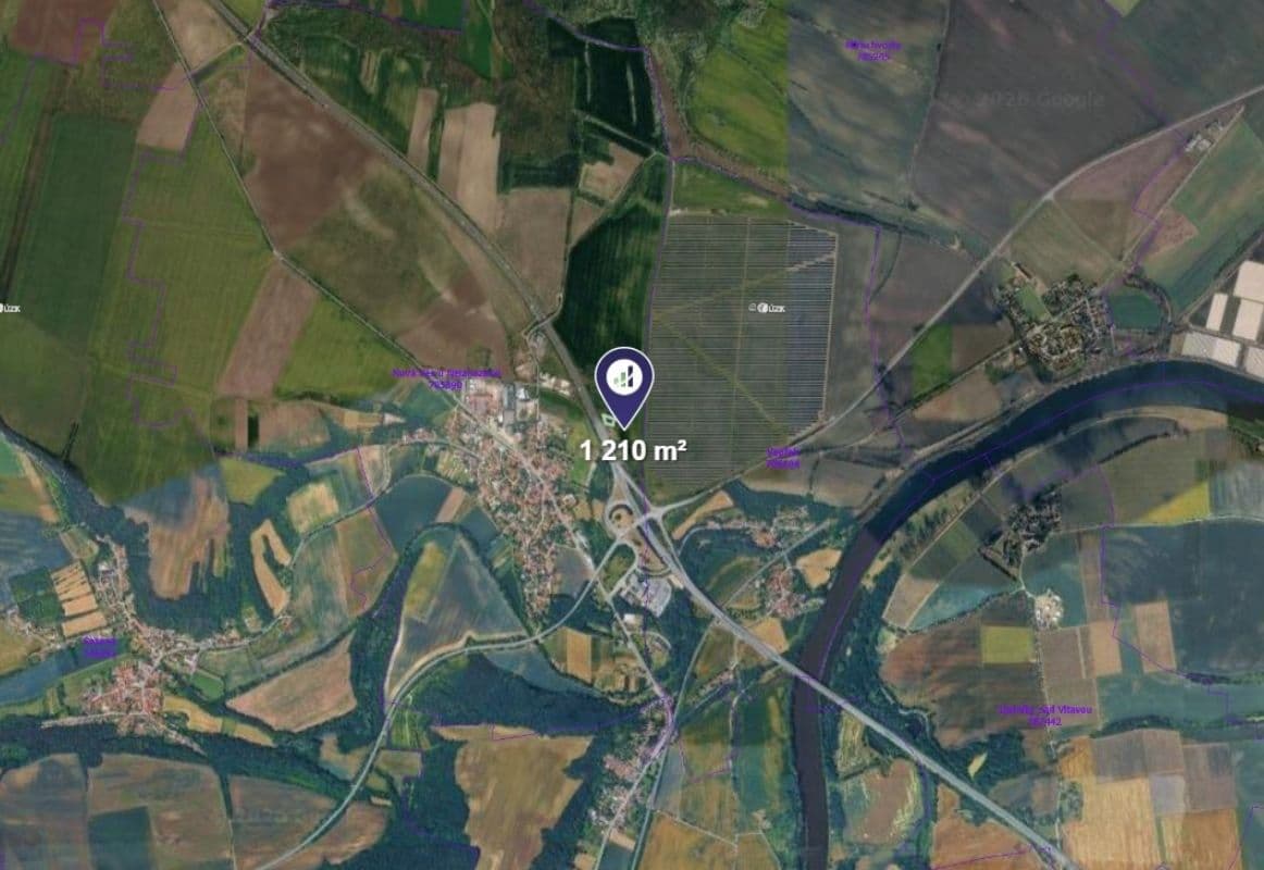 plot for sale, 1,210 m², Nová Ves, Středočeský Region plot for sale, 1,210 m², Nová Ves, Středočeský Region