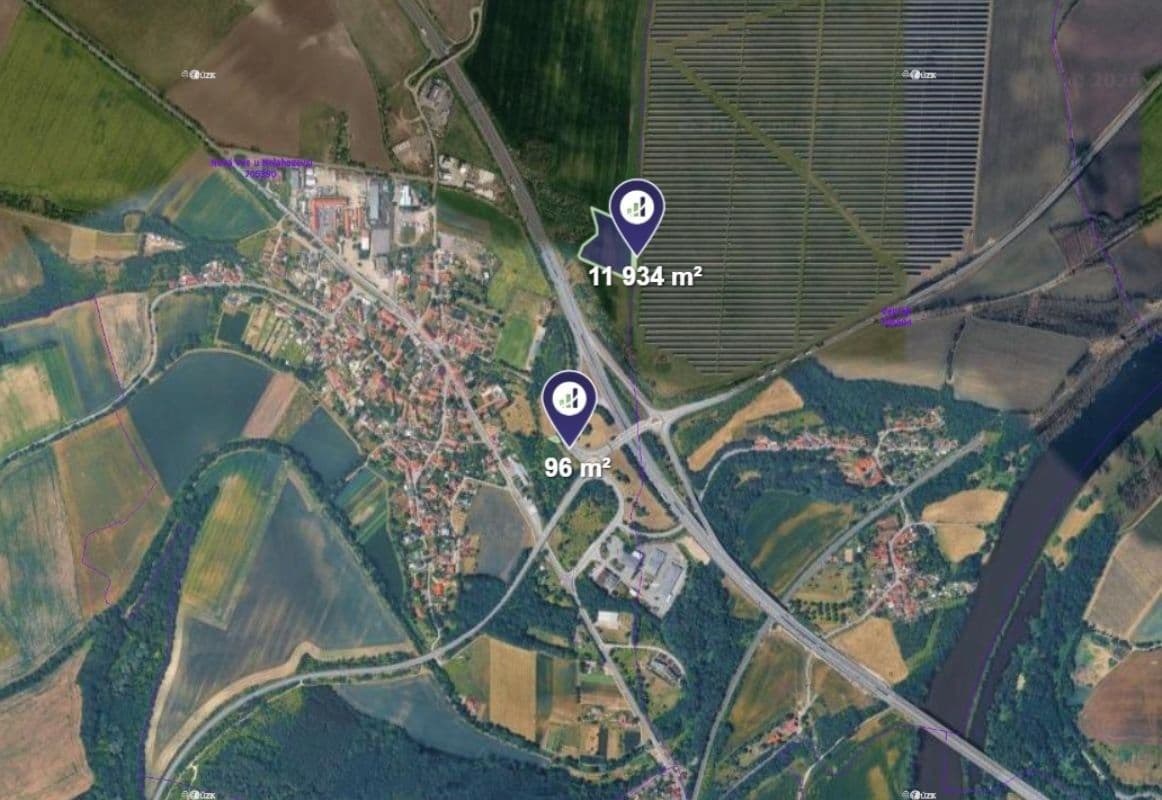 plot for sale, 12,030 m², Nová Ves, Středočeský Region plot for sale, 12,030 m², Nová Ves, Středočeský Region