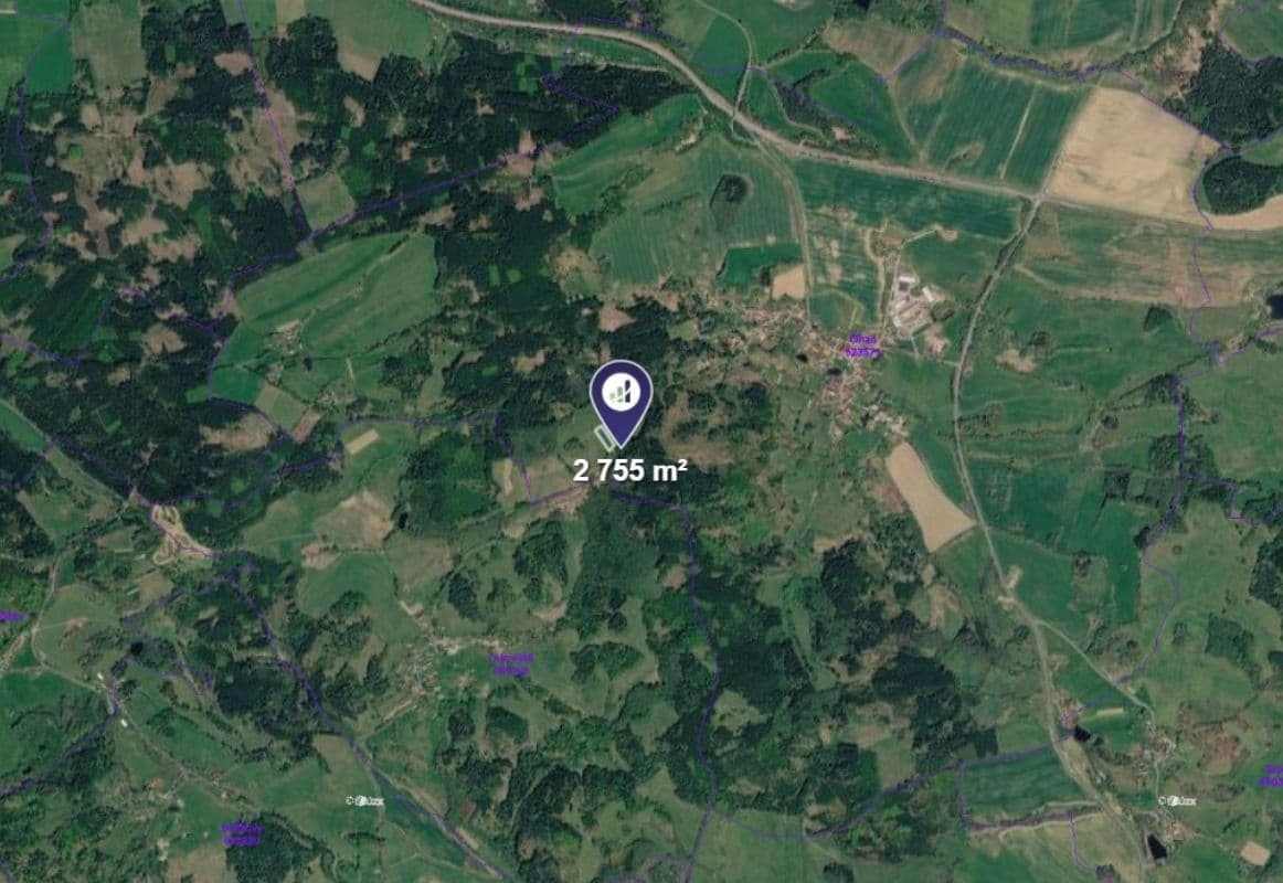 plot for sale, 2,755 m², Číhaň, Plzeňský Region plot for sale, 2,755 m², Číhaň, Plzeňský Region