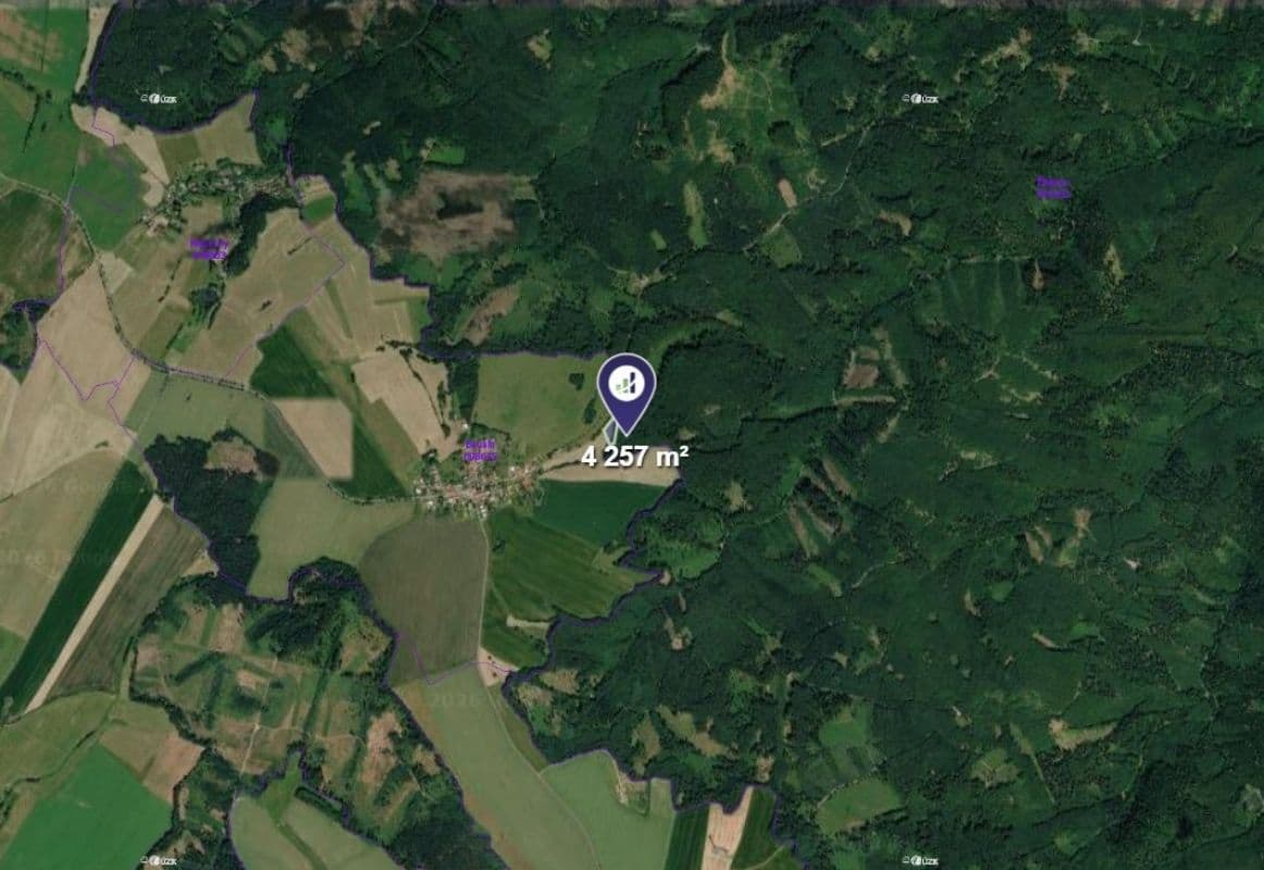 plot for sale, 4,257 m², Bousín, Olomoucký Region plot for sale, 4,257 m², Bousín, Olomoucký Region