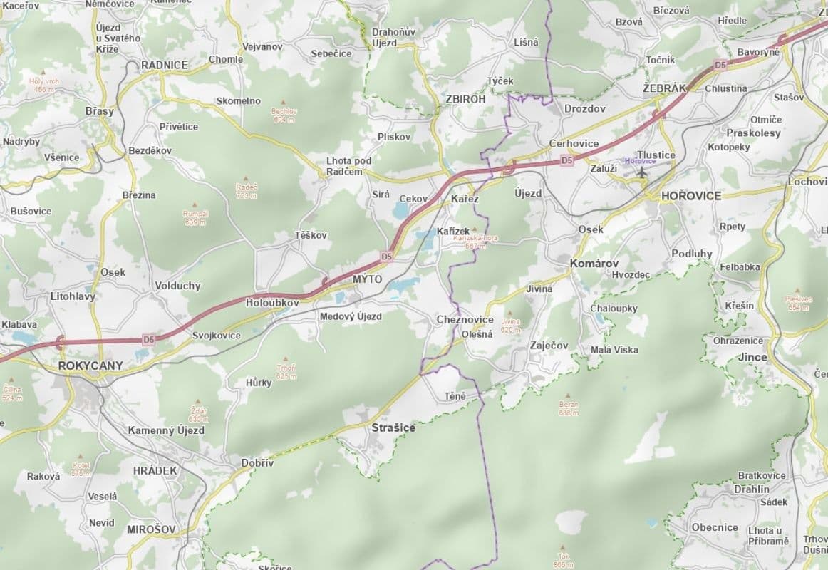 plot for sale, 1,527 m², Mýto, Plzeňský Region plot for sale, 1,527 m², Mýto, Plzeňský Region