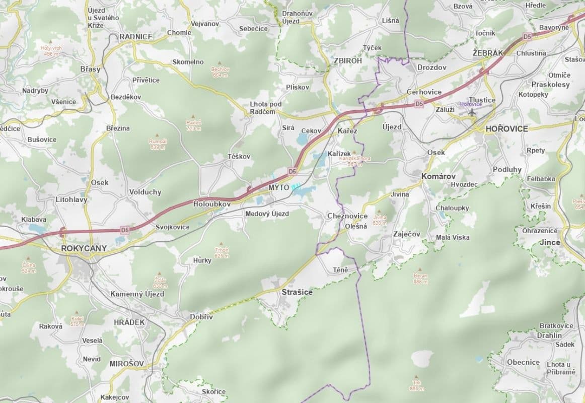 plot for sale, 5,762 m², Mýto, Plzeňský Region plot for sale, 5,762 m², Mýto, Plzeňský Region