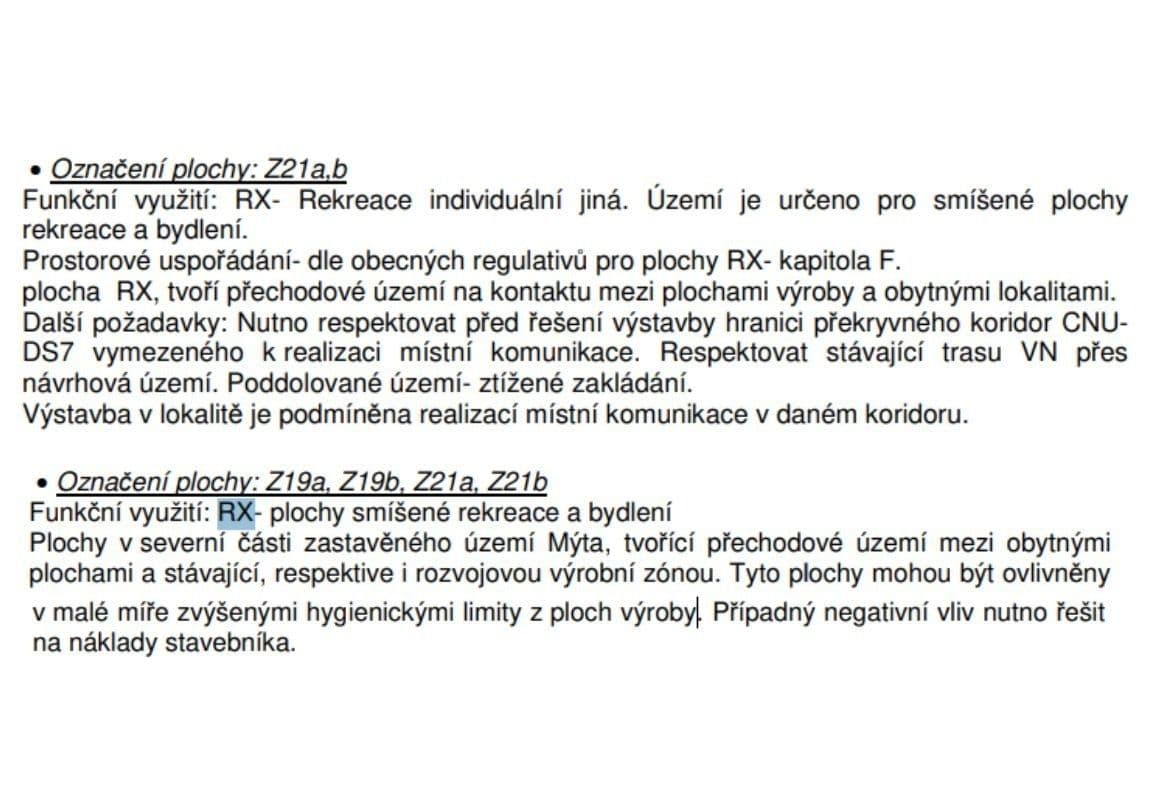 plot for sale, 425 m², Mýto, Plzeňský Region plot for sale, 425 m², Mýto, Plzeňský Region