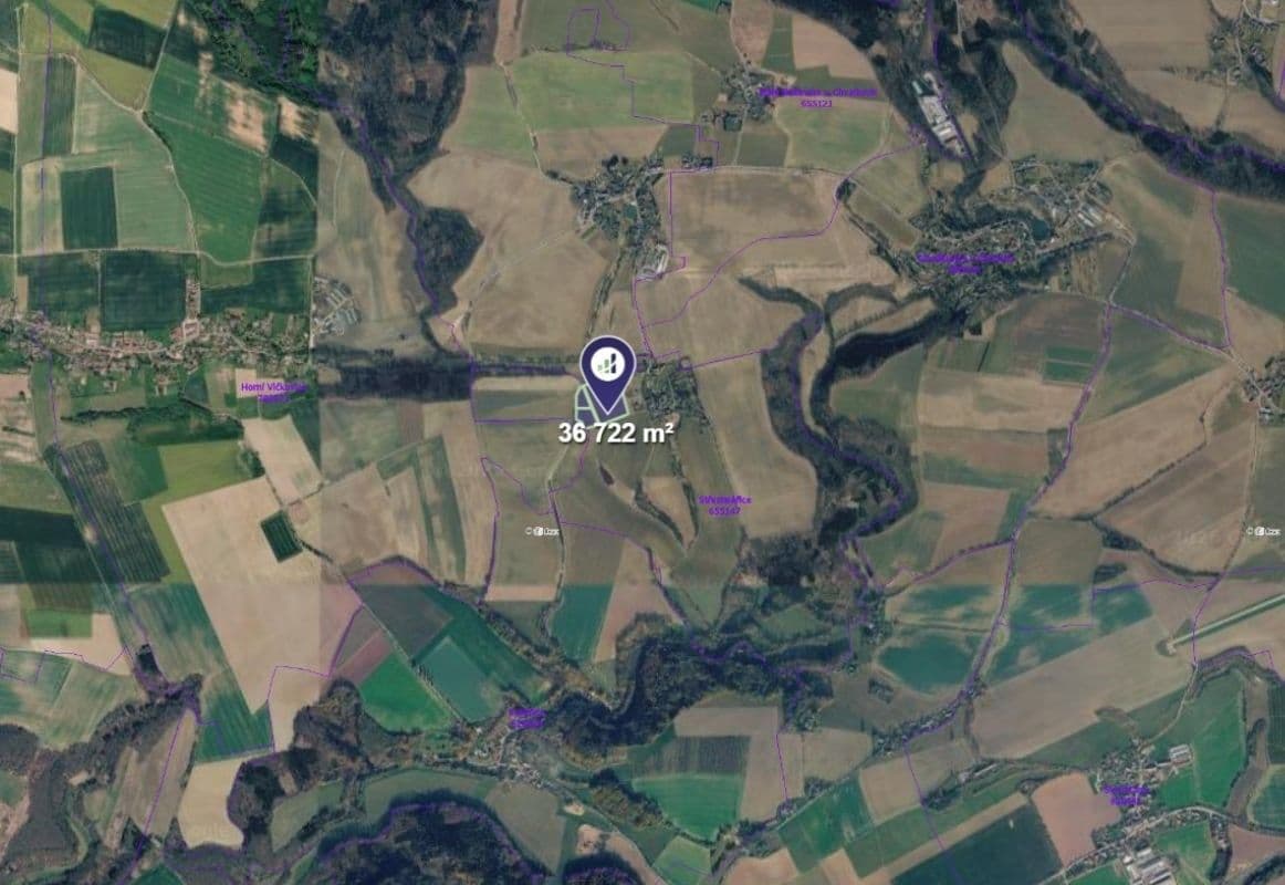 plot for sale, 36,722 m², Chvalkovice, Královéhradecký Region plot for sale, 36,722 m², Chvalkovice, Královéhradecký Region