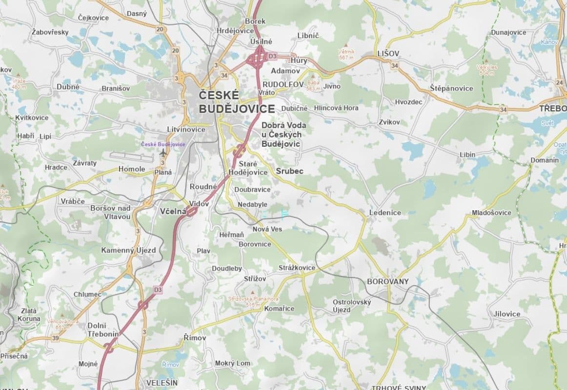plot for sale, 2,539 m², Nová Ves, Jihočeský Region plot for sale, 2,539 m², Nová Ves, Jihočeský Region