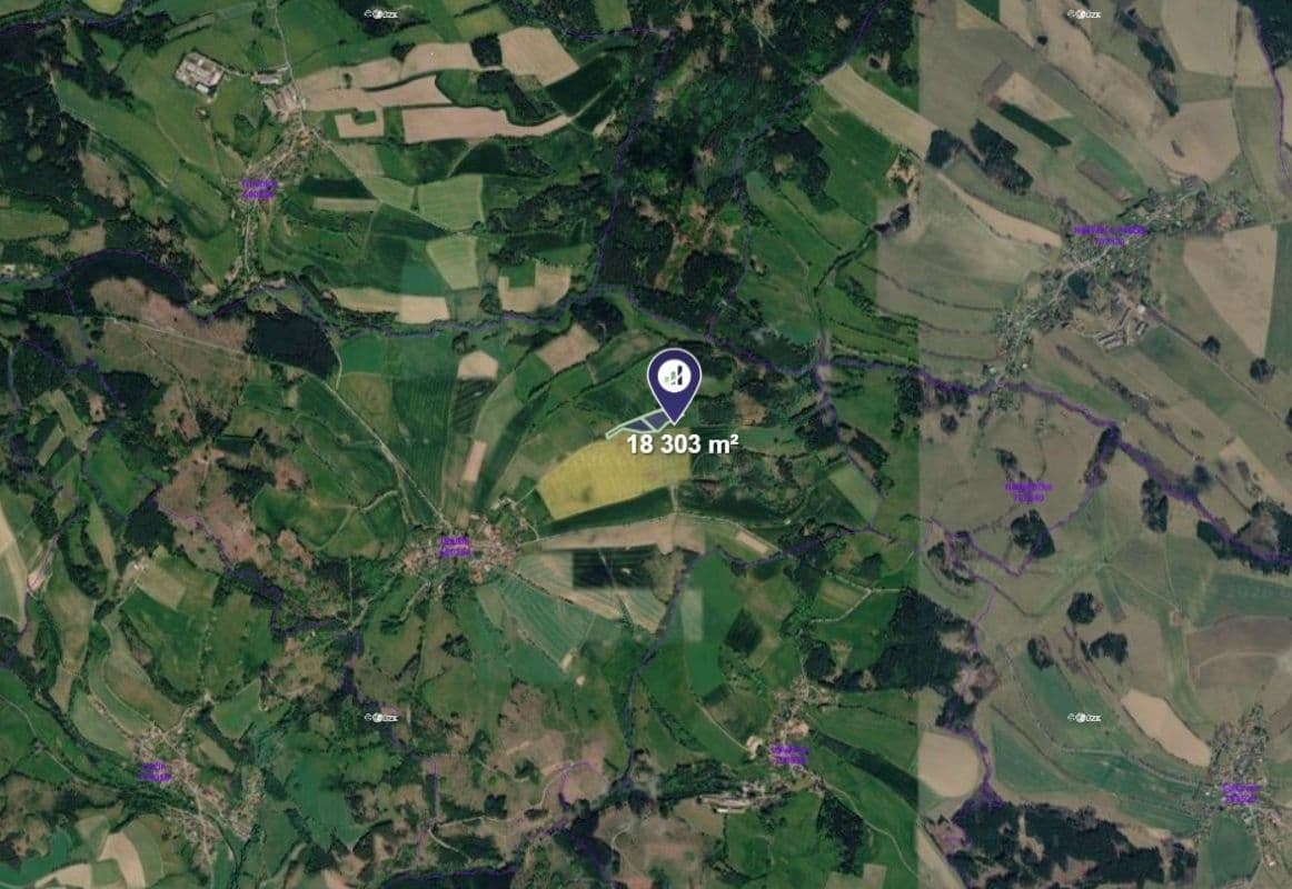 plot for sale, 18,303 m², Jimramov, Vysočina Region plot for sale, 18,303 m², Jimramov, Vysočina Region